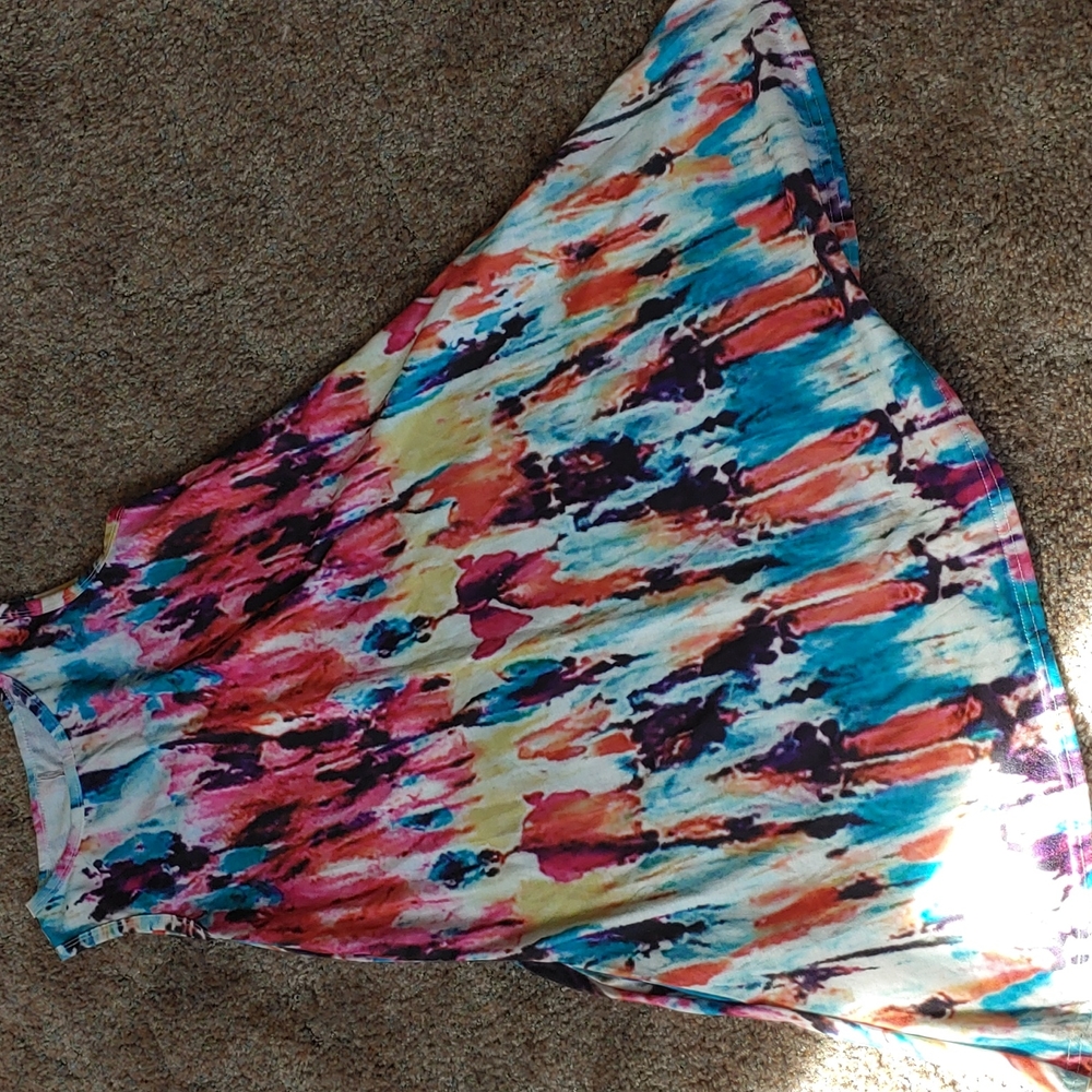 Vibrant Tie Dye Dress